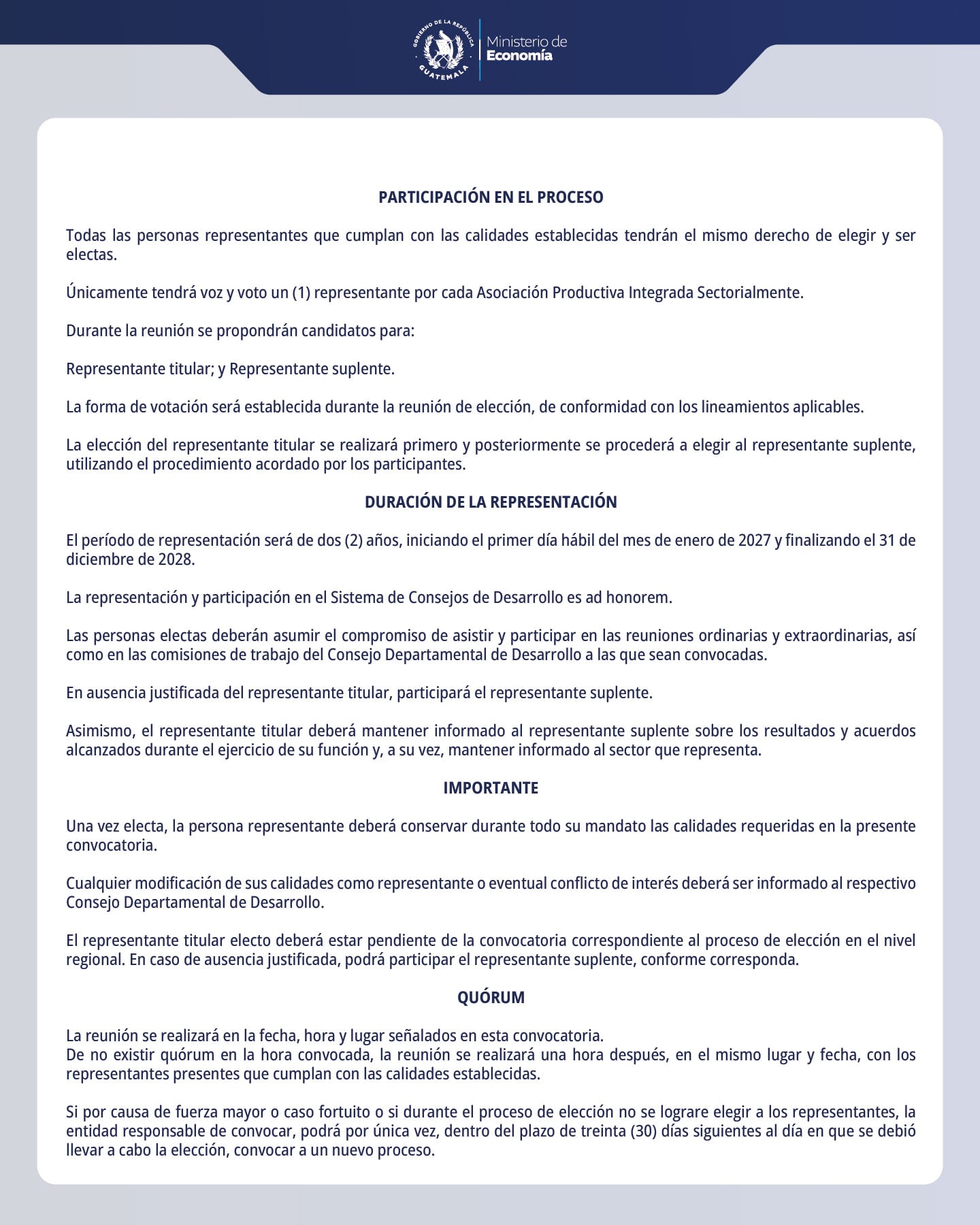 Detalles del proceso