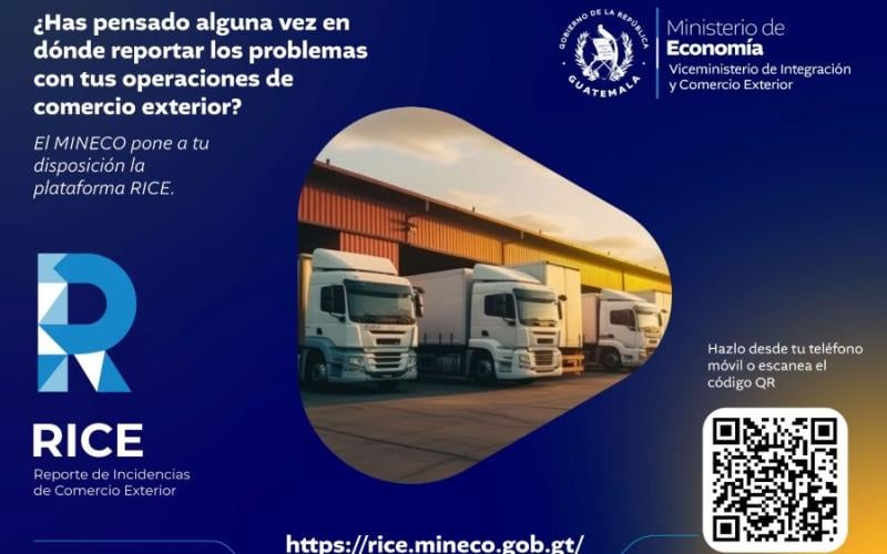 RICE facilita notificación de incidencias en transacciones de comercio exterior